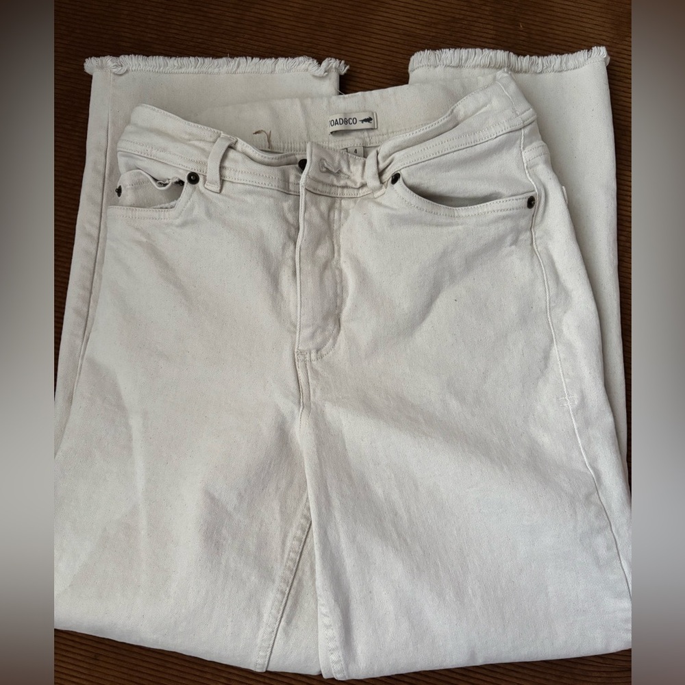 Cream Denim Jeans